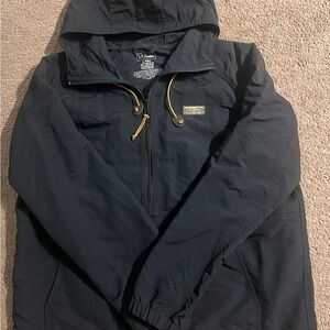L.L. Bean Men's Navy Windbreaker